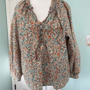 Rails Multicolor Floral Blouse
